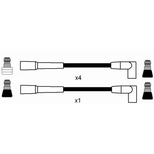 Sada zapaľovacích káblov 0778 /NGK/ - obr. 1