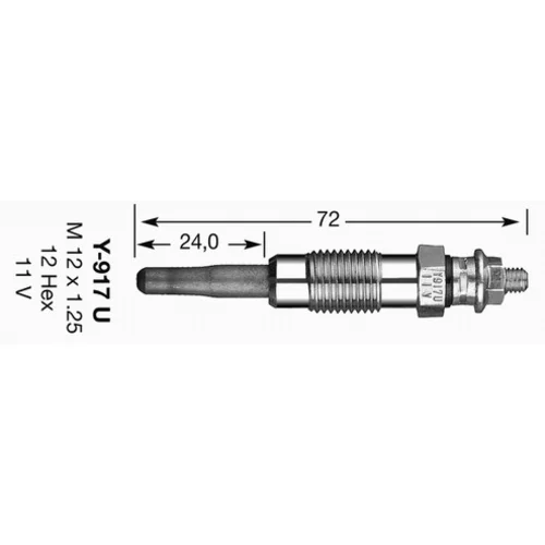 Žeraviaca sviečka NGK 3219
