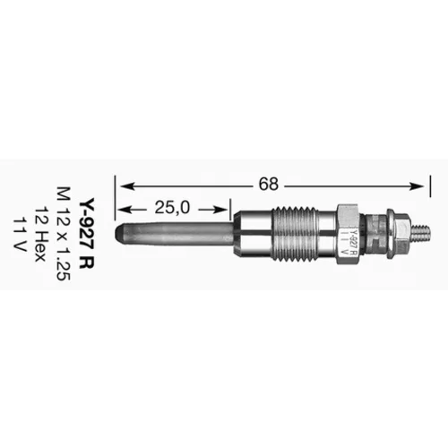 Žeraviaca sviečka NGK 5171