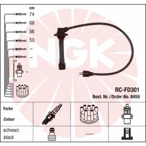Sada zapaľovacích káblov 8459 /NGK/ - obr. 1