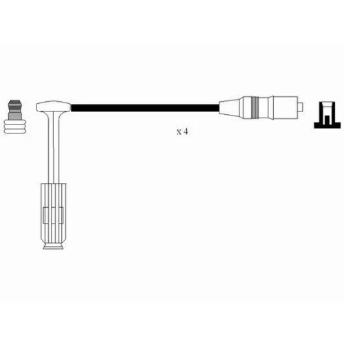 Sada zapaľovacích káblov 0755 /NGK/ - obr. 1