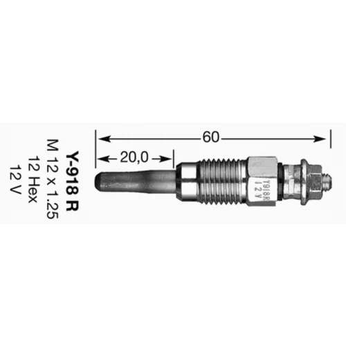 Žeraviaca sviečka NGK 4182
