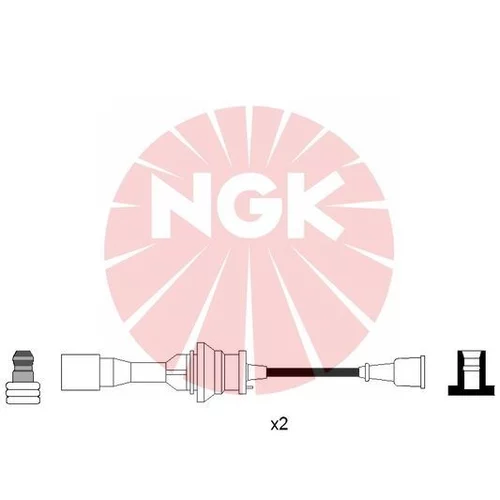 Sada zapaľovacích káblov 8647 /NGK/ - obr. 1
