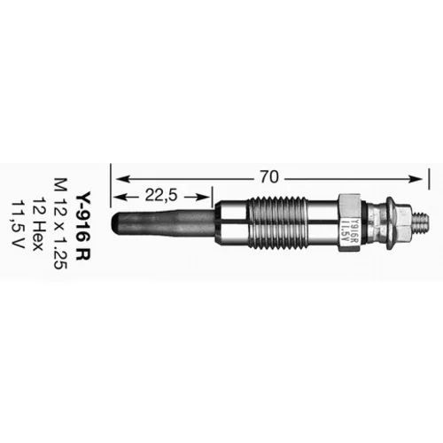 Žeraviaca sviečka NGK 2785