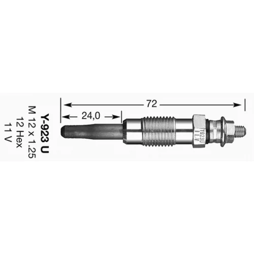 Žeraviaca sviečka NGK 3380