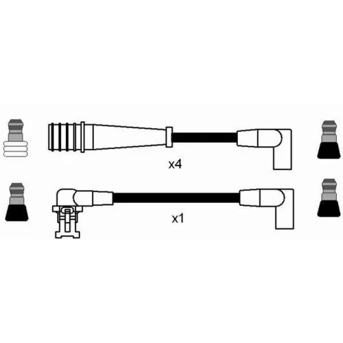 Sada zapaľovacích káblov 7151 /NGK/ - obr. 1