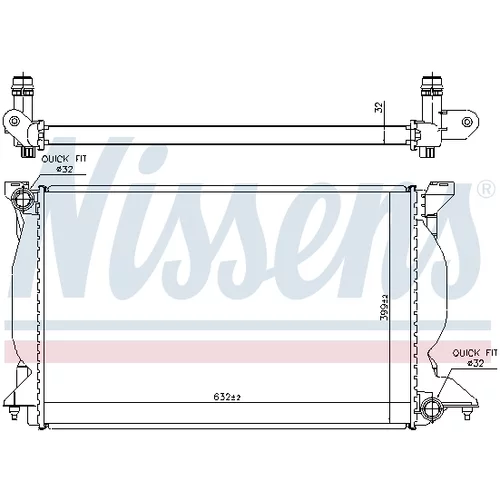 Chladič motora 60302A /NISSENS/ - obr. 5