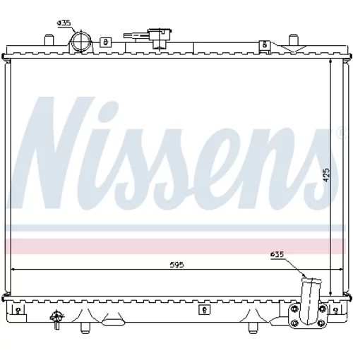 Chladič motora 62892 /NISSENS/ - obr. 4