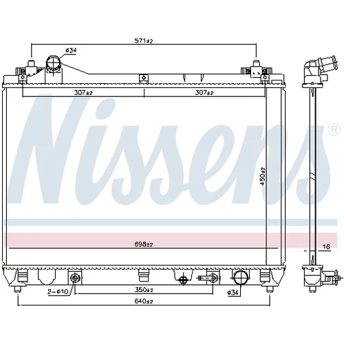 Chladič motora 64253 /NISSENS/ - obr. 5