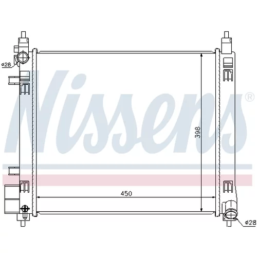 Chladič motora 68720 /NISSENS/ - obr. 4