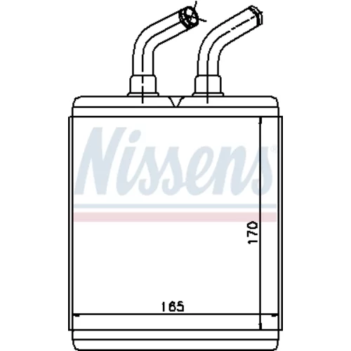 Výmenník tepla vnútorného kúrenia 77515 /NISSENS/ - obr. 5