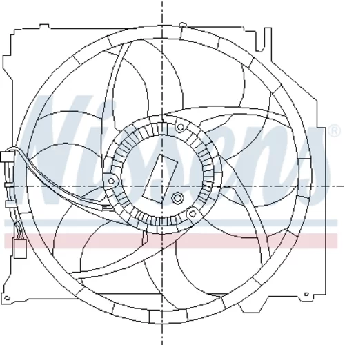 Ventilátor chladenia motora 85066 /NISSENS/ - obr. 5