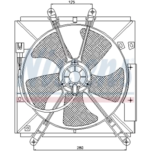 Ventilátor chladenia motora 85330 /NISSENS/ - obr. 5