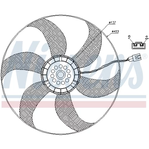 Ventilátor chladenia motora 85403 /NISSENS/ - obr. 5
