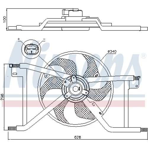 Ventilátor chladenia motora 85927 /NISSENS/ - obr. 5