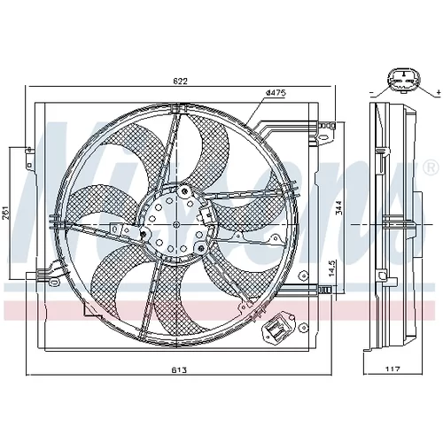 Ventilátor chladenia motora 85946 /NISSENS/ - obr. 6