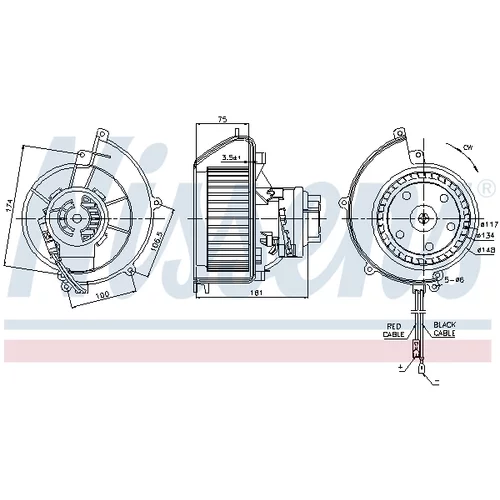 Vnútorný ventilátor 87082 /NISSENS/ - obr. 5