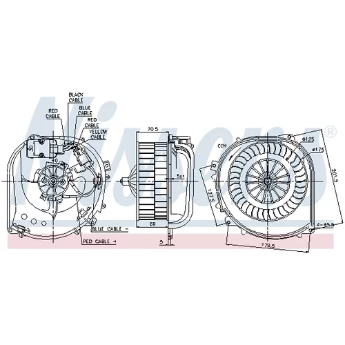 Vnútorný ventilátor 87100 /NISSENS/ - obr. 4