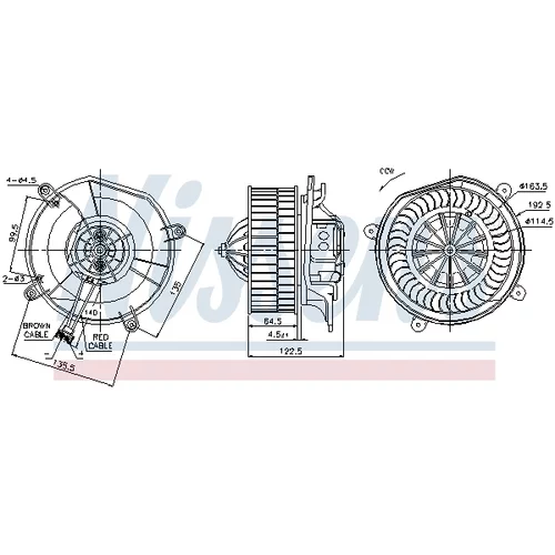 Vnútorný ventilátor 87103 /NISSENS/ - obr. 4
