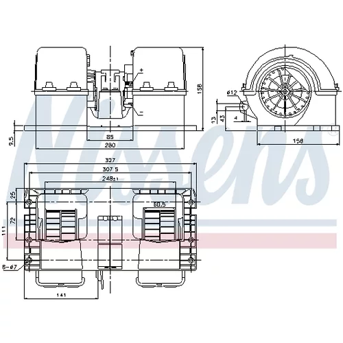 Vnútorný ventilátor 87132 /NISSENS/ - obr. 5