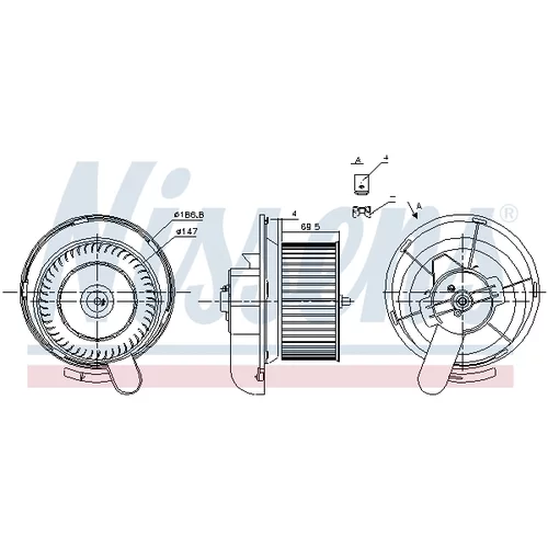 Vnútorný ventilátor 87145 /NISSENS/ - obr. 5