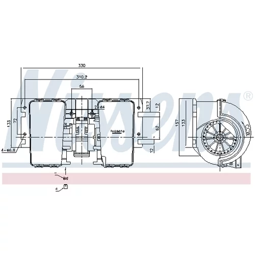 Vnútorný ventilátor 87486 /NISSENS/ - obr. 5