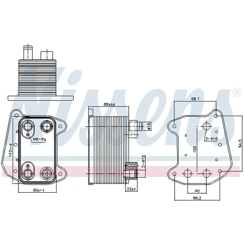 Chladič motorového oleja 90832 /NISSENS/ - obr. 5