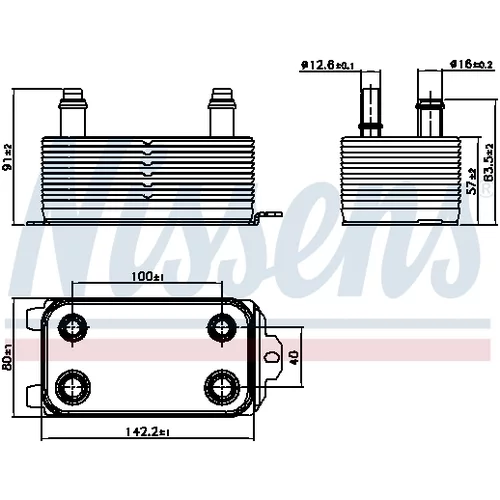 Chladič oleja automatickej prevodovky 91162 /NISSENS/ - obr. 6
