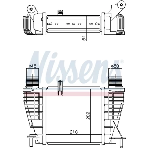 Chladič plniaceho vzduchu 96396 /NISSENS/ - obr. 5