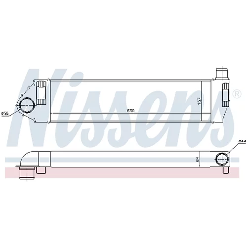 Chladič plniaceho vzduchu 96522 /NISSENS/ - obr. 5