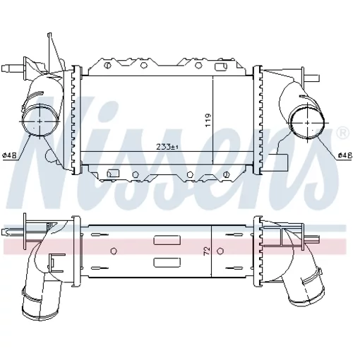 Chladič plniaceho vzduchu 96772 /NISSENS/ - obr. 5
