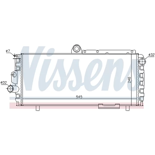 Chladič motora 60010 /NISSENS/ - obr. 4