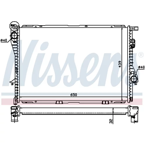 Chladič motora 60603A /NISSENS/ - obr. 5