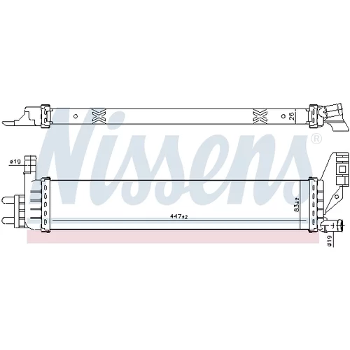 Chladič motora 606793 /NISSENS/ - obr. 4