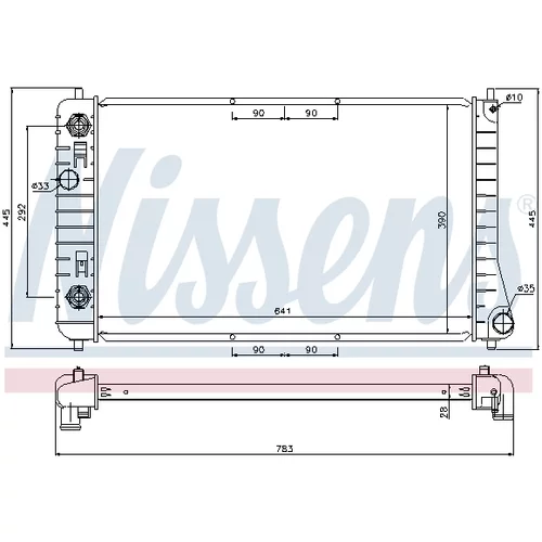 Chladič motora 60917 /NISSENS/ - obr. 5