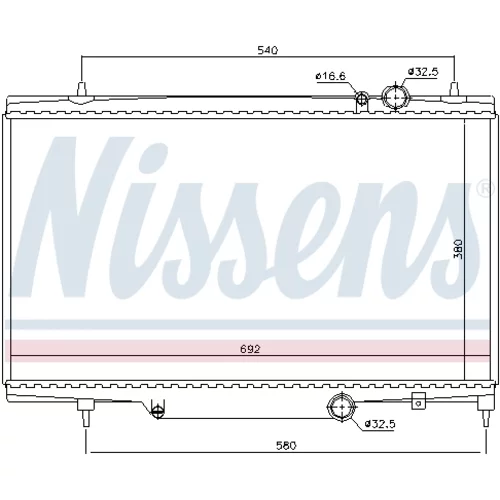 Chladič motora 61297 /NISSENS/ - obr. 5