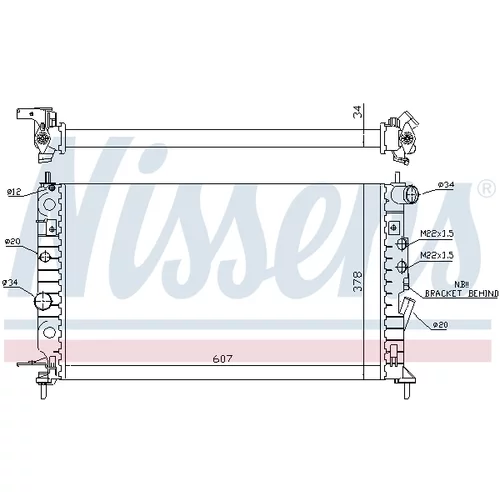 Chladič motora 63013A /NISSENS/ - obr. 4