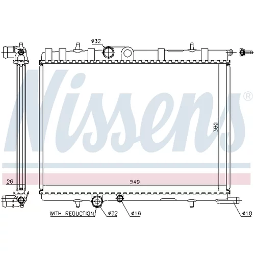 Chladič motora 63694A /NISSENS/ - obr. 6