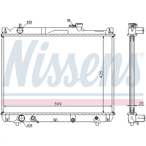 Chladič motora 64194A /NISSENS/ - obr. 7