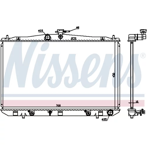 Chladič motora 646836 /NISSENS/ - obr. 4