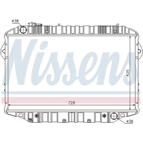 Chladič motora 64861 /NISSENS/ - obr. 5