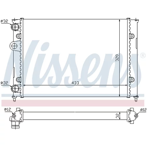 Chladič motora 651851 /NISSENS/ - obr. 4