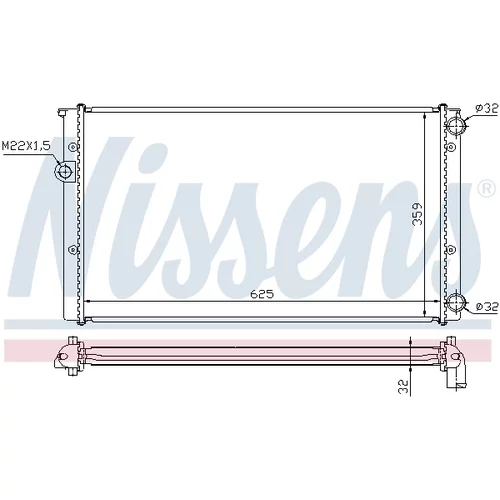 Chladič motora 652471 /NISSENS/ - obr. 4