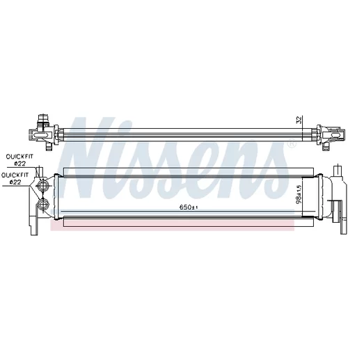 Chladič motora 65318 /NISSENS/ - obr. 4