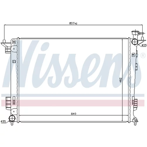 Chladič motora 67515 /NISSENS/ - obr. 5