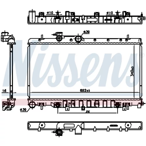 Chladič motora 67711 /NISSENS/ - obr. 6