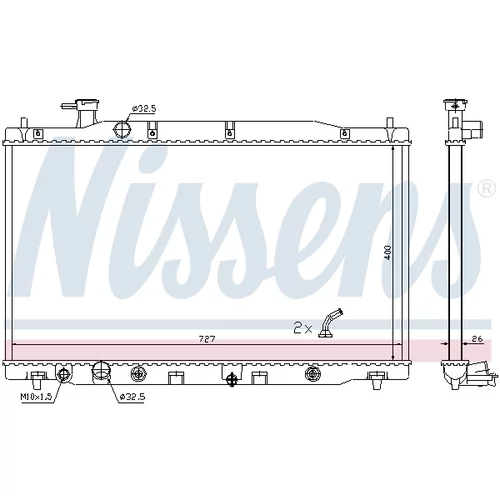 Chladič motora 681372 /NISSENS/ - obr. 4
