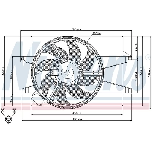 Ventilátor chladenia motora 85029 /NISSENS/ - obr. 5