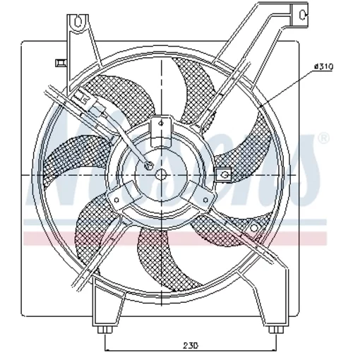 Ventilátor chladenia motora 85034 /NISSENS/ - obr. 5