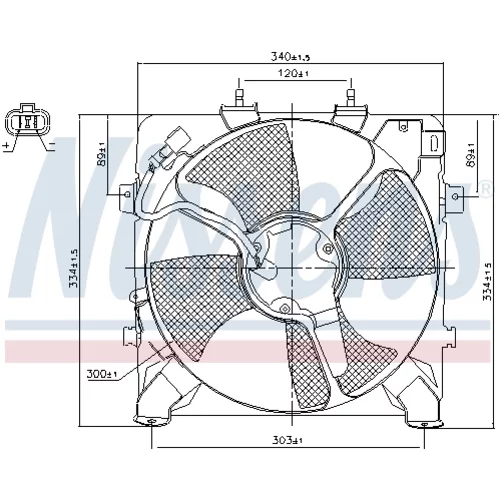 Ventilátor chladenia motora 85045 /NISSENS/ - obr. 5